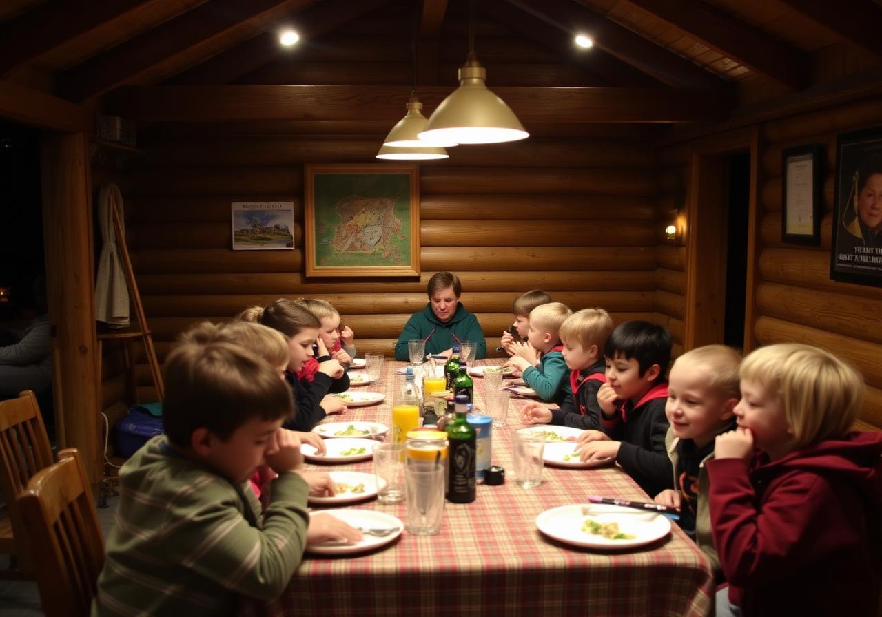 Veillée au chalet — la classe se retrouve autrement